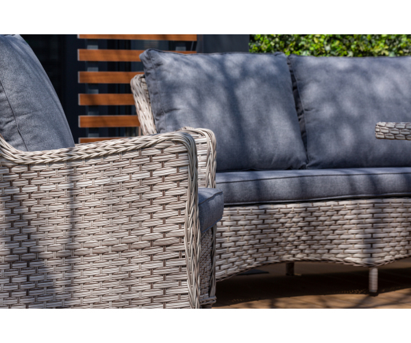 Set mobilier premium de terasa/gradina, Holan, ratan sintetic [9]