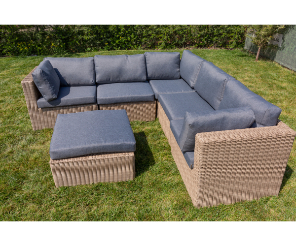Set mobilier premium de terasa/gradina, Kansas, rattan [4]