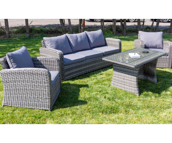 Set mobilier premium de terasa/gradina, Monaco, ratan sintetic [4]
