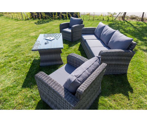 Set mobilier premium de terasa/gradina, Monaco, ratan sintetic [10]