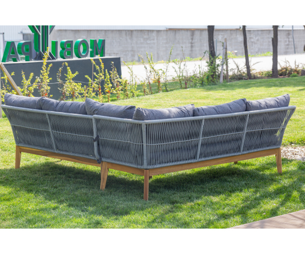 Set mobilier premium terasa/gradina, Paris, lemn [6]