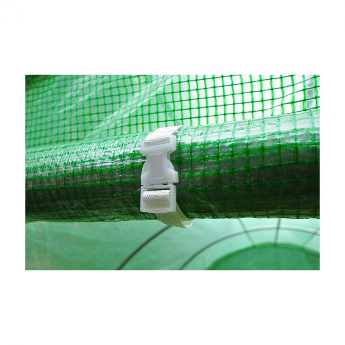 Solar/ sera gradina cu schelet metalic 6 x 3 m, verde [3]