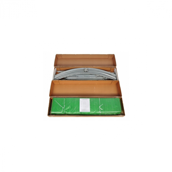 Solar/ sera gradina cu schelet metalic 6 x 3 m, verde [10]