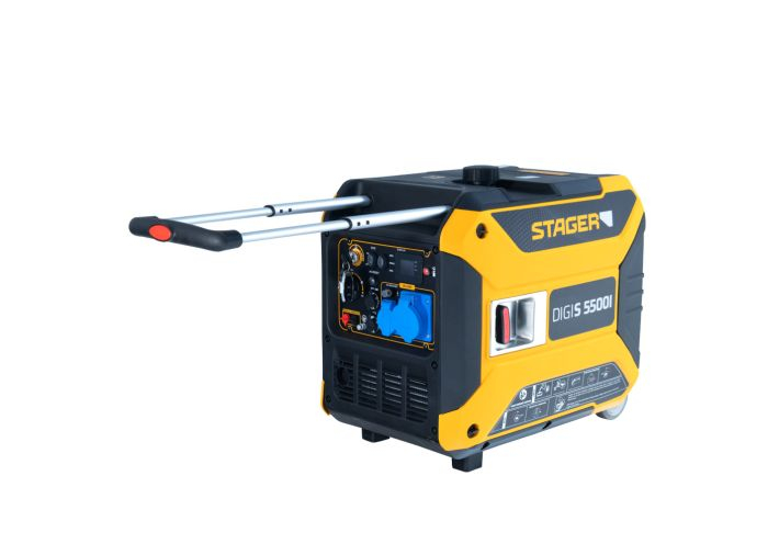 Stager DigiS 5500i Generator digital invertor insonorizat 5.5kW, monofazat, benzina, autonomie pana la 6h [3]