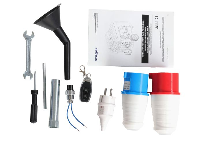 Stager FD 10000ER-E3R Automatic Generator curent dual 230V/400V, 8.5kW, benzina, conector ATS, multistart, autonomie pana la 13h [6]