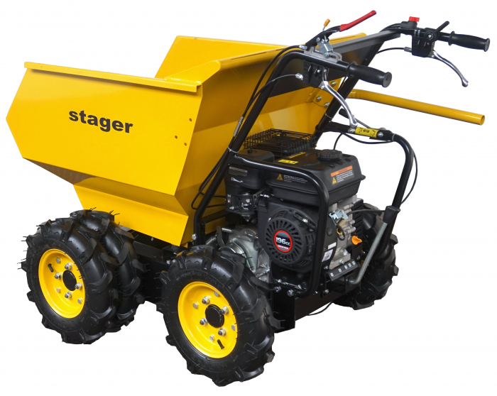 Stager RMT500 roaba cu motor termic 6.5CP, 500kg, 6 roti [1]