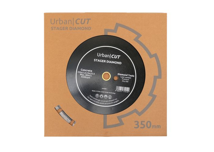 Stager URBAN CUT Disc diamantat 350x3.2x10x25.4-P pentru beton/asfalt [2]