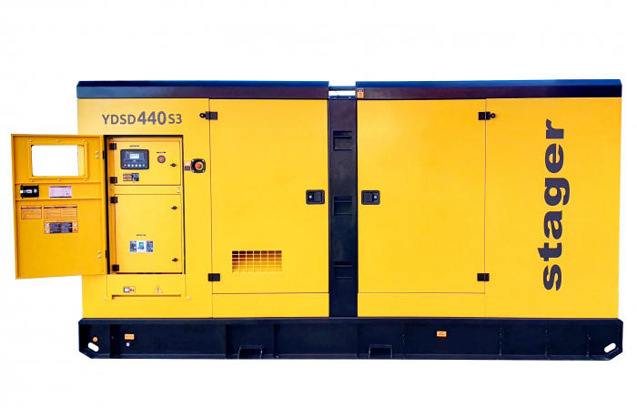 Stager YDSD440S3 Generator insonorizat 440kVA, 577A, 1500rpm, trifazat, diesel [4]