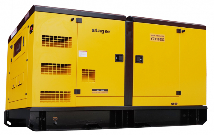 Stager YDY165S3 Generator insonorizat 165kVA, 217A, 1500rpm, trifazat, diesel [3]