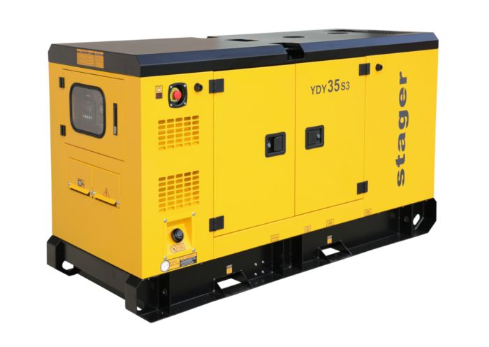 Stager YDY35S3 Generator insonorizat 35kVA, 46A, 1500rpm, trifazat, diesel [1]