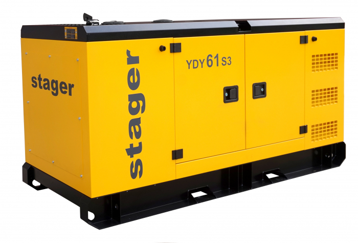 Stager YDY61S3 Generator insonorizat 61kVA, 79A, 1500rpm, trifazat, diesel [1]