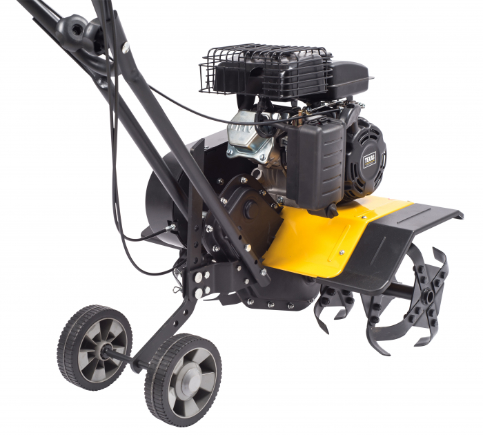 Texas Lilli 365TG, motocultor profesional, transmisie dublu arbore, benzina, 1.4kW, adancime 260mm, latime 400-600mm, 2 viteze, roti cauciuc, rarita, garantie pe viata cutite [5]