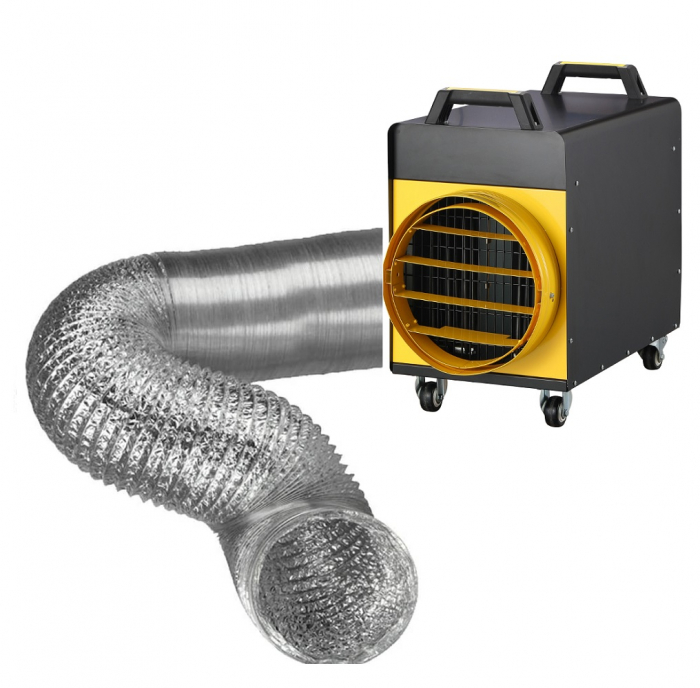 Tubulatura din aluminiu 3m pentru Aeroterma electrica PRO 30 kW P [2]