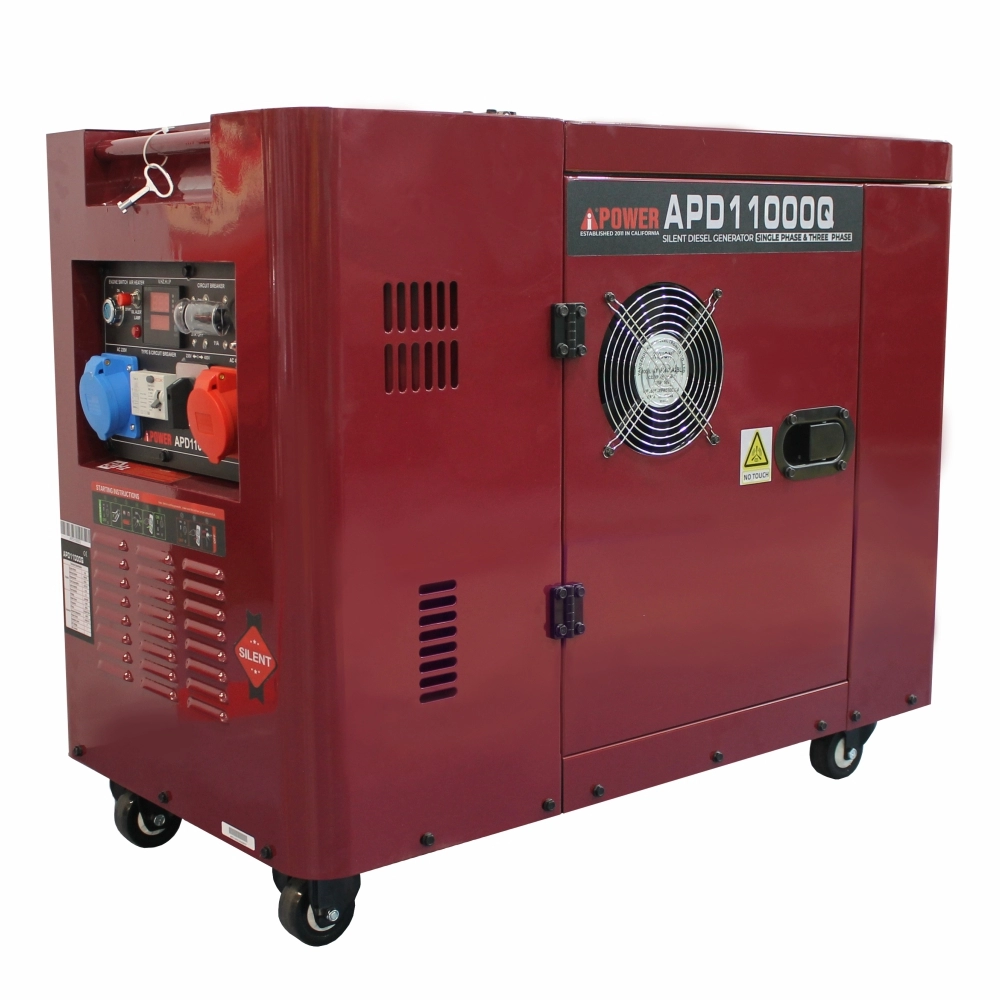 Generatoare Insonorizate - AiPower APD11000Q Generator insonorizat, 7,5kW 230/400V, Diesel, pornire electrica, ATS inclus