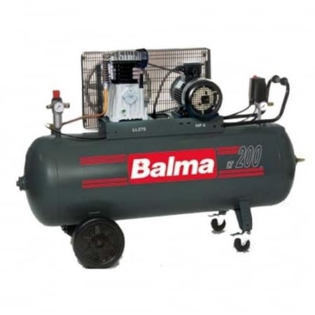 Compresoare angrenare curea - Balma NS19S-200-CT4 compresor aer, 200L, 10bar, trifazat, angrenare curea