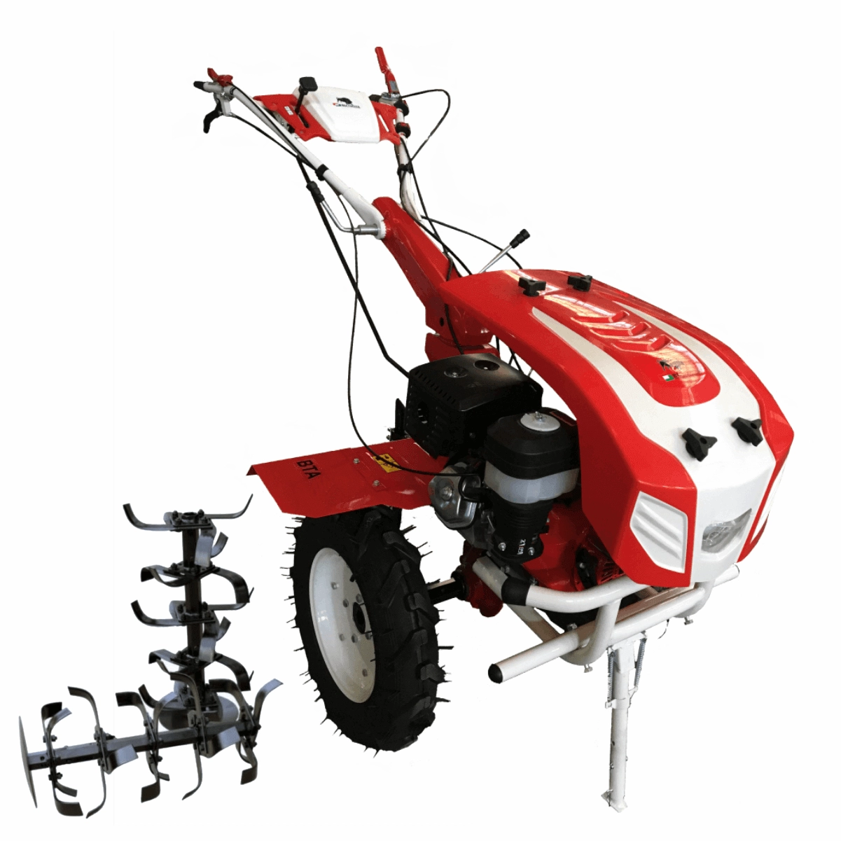 Noutati - BISONTE BTA-16SG Motocultor 16 CP, 2+1, roti 5.00-12, latime lucru 1350, benzina