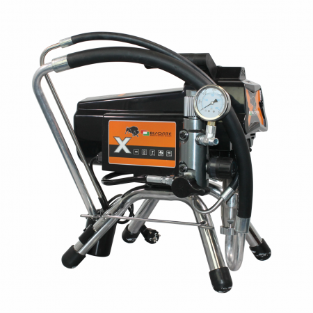 Masini de tencuit, gletuit, zugravit - Bisonte PAZ24X SKID2 Pompa airless, 230V, debit 4 l/min