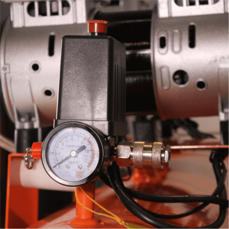 BISONTE SC024-100 Compresor aer cu piston fara ulei 100L, debit aer 336 l/min, 8 bar [4]