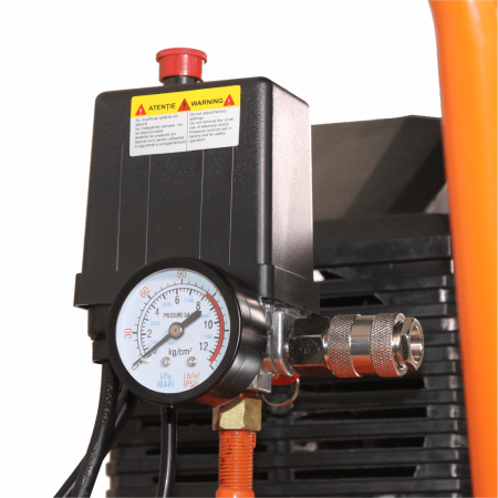 BISONTE SF020-050 Compresor aer 50L, debit aer 187 l/min [2]