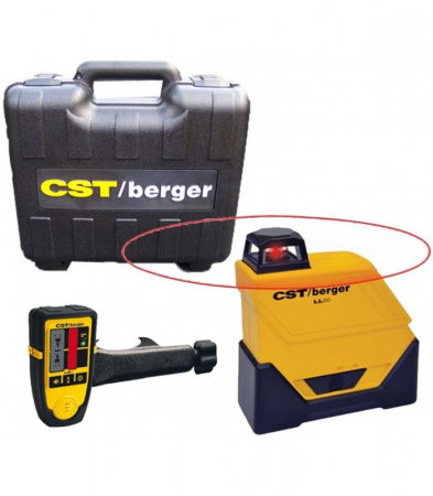Bosch CST/berger LL20 Set nivela laser plan 360gr pentru exterior, 80m, receptor 160m, precizie 0.15mm/m orizontal [1]