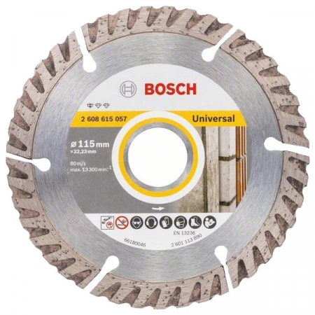 Utilaje pentru constructii - Bosch Disc de taiere diamantat Standard for Universal 115x22.23x2x10mm