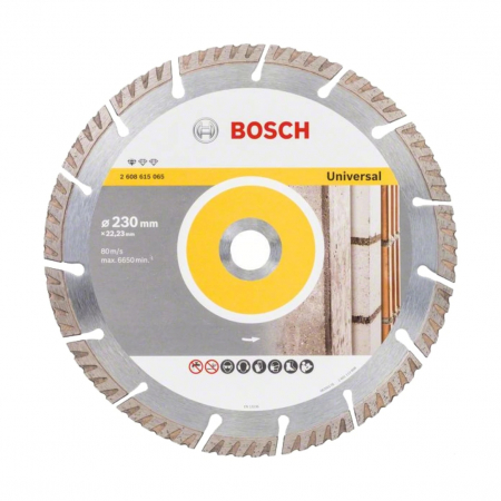 Utilaje pentru constructii - Bosch Disc de taiere diamantat Standard for Universal 230x22.23x2.6x10mm