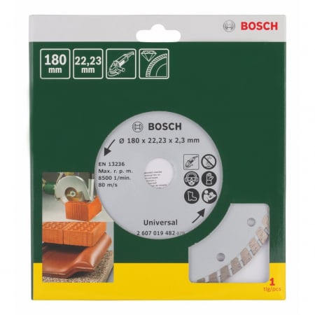 Discuri diamantate - Bosch Disc de taiere diamantat Turbo 180mm