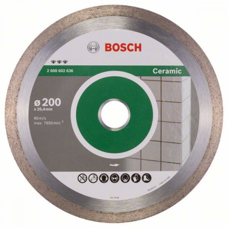 Bosch Disc diamantat Best pentru ceramica 200x25.40x2.2mm [1]