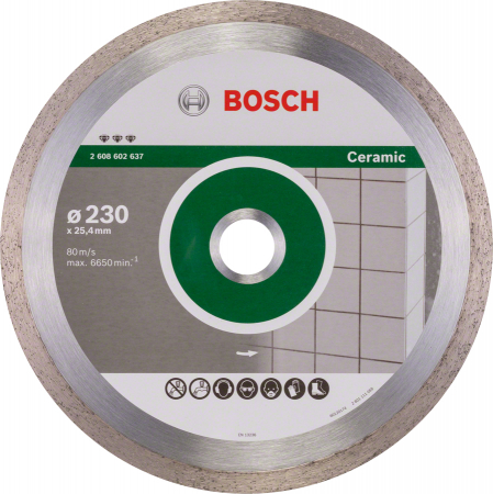 Utilaje pentru constructii - Bosch Disc diamantat Best pentru ceramica 230x25.40x2.4mm
