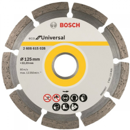 Utilaje pentru constructii - Bosch Disc diamantat ECO Universal 125x22.23x2.0mm