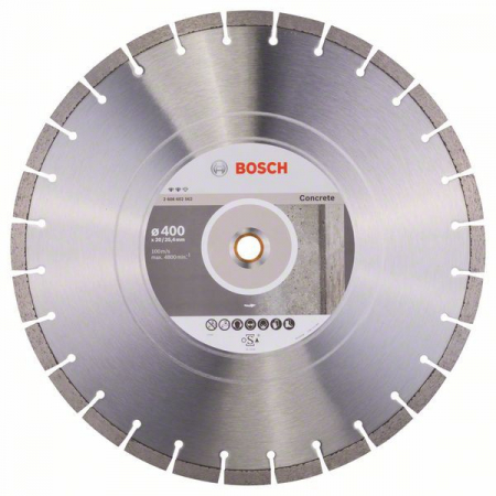 Utilaje pentru constructii - Bosch Disc diamantat Expert pentru beton 400x20.00/25.40x3.2mm