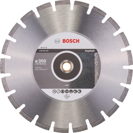 Utilaje pentru constructii - Bosch Disc diamantat pentru asfalt 350-20/25.4mm/Professional