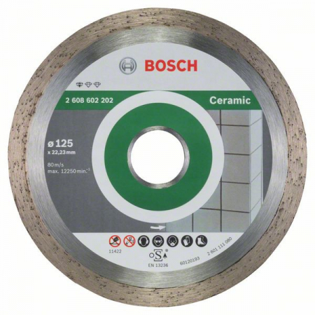 Bosch Disc diamantat Standard for Ceramic 125x22,23x1.6x7mm [1]