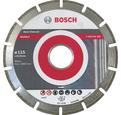 Utilaje pentru constructii - Bosch Disc diamantat Standard for Marble 115x22,23x2.2x3mm