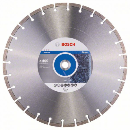 Bosch Disc diamantat Standard pentru piatra 400x20/25.40x3.2mm [1]