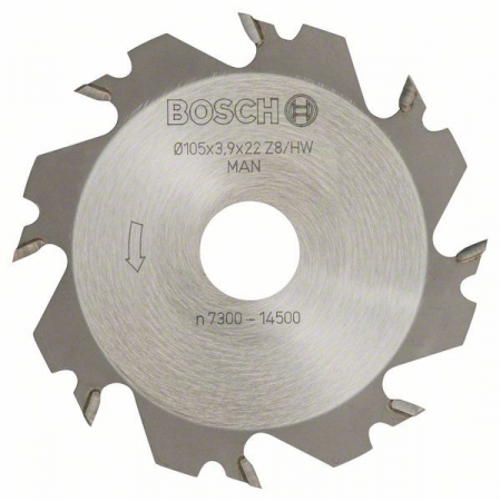 Bosch Freza disc HW pentru GFF 22 A, 105x22x4mm, 8T [1]