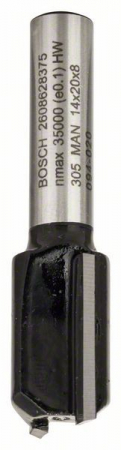 Bosch Freza dreapta, 8mm, D1 14mm, L 20mm, G 51mm 8mm, D1 14mm, L 20mm, G 51mm [1]