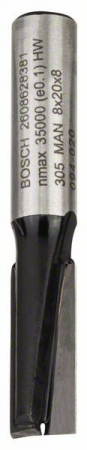 Bosch Freza dreapta, 8mm, D1 8mm, L 20mm, G 51mm 8mm, D1 8mm, L 20mm, G 51mm [1]