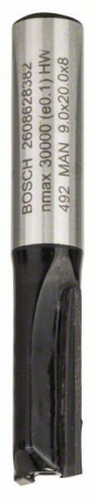 Accesorii si consumabile - Bosch Freza dreapta, 8mm, D1 9mm, L 20mm, G 51mm 8mm, D1 9mm, L 20mm, G 51mm