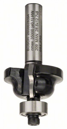 Bosch Freza pentru realizarea muchiilor B, 8mm, R1 4mm, B 8mm, L 12.4mm, G 54mm 8 [1]