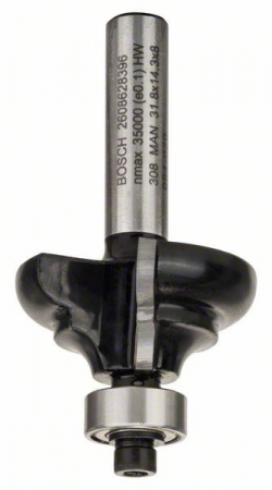 Accesorii si consumabile - Bosch Freza pentru realizarea muchiilor C, 8mm, R1 4.8mm, B 9.5mm, L 14mm, G 57mm
