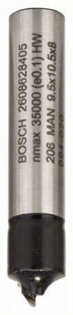 Accesorii si consumabile - Bosch Freza pentru sfert de tor, 8mm, R1 3.2mm, D 9.5mm, L 10.2mm, G 41mm 8mm, R