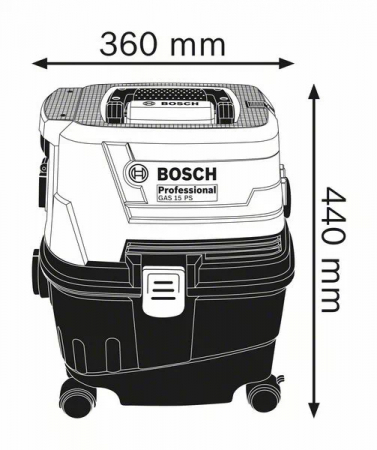 Bosch GAS 15 Aspirator, 1100W, 10L [2]