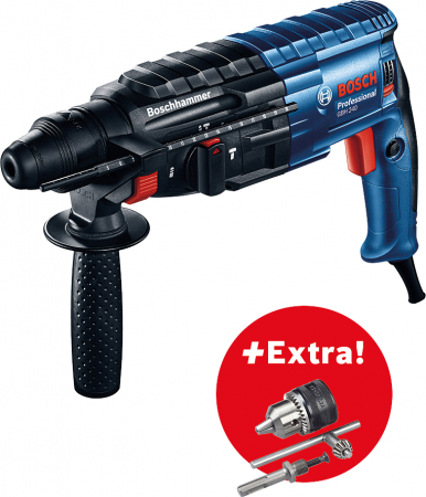 Scule electrice - Bosch GBH 240 Ciocan rotopercutor SDS-plus 790 W, 2.7 J + Mandrina