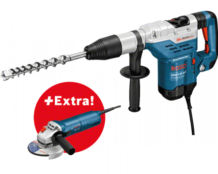 Scule electrice - Bosch GBH 5-40 DCE Ciocan rotopercutor SDS-max 1150 W, 8.8 J + GWS 9-125 Polizor unghiular 900 W, diametru disc 125