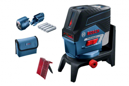 Nivele automate - Bosch GCL 2-50 C + RM 2 Set nivela laser cu linii, 20m, receptor 50m, precizie 0.3mm/m