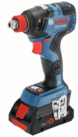 Bosch GDX 18V-200C Masina de infiletat si desfiletat cu impact cu acumulator + 2 x Acumulatori GBA 18V 5.0Ah + Incarcator rapid GAL 1880 CV + L-Boxx [1]