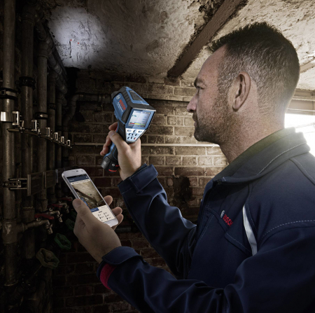 Bosch GIS 1000C (solo) Termodetector -40C/+1000C, precizie 2% fara acumulator in set [1]