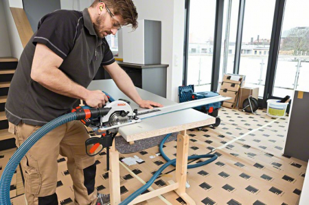 Bosch GKS 18V-57 G Ferastrau circular cu acumulatori Li-ion, 18V, 165mm + 2 x Acumulatori GBA 18V 5.0Ah  + Incarcator rapid GAL 1880 CV + L-Boxx 238 [2]