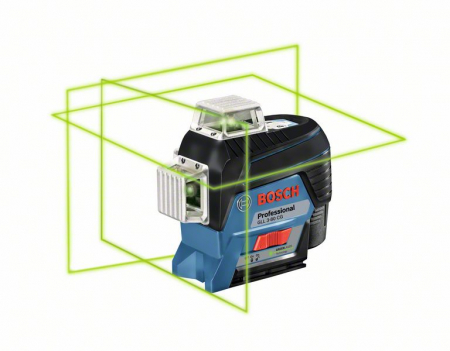 Bosch GLL 3-80 CG + BM1 Nivela laser cu linii, 30m, receptor 120m, precizie 0.2mm/m + 1 x Acumulator GBA 12V 2.0Ah + Incarcator rapid GAL 1230 CV + L-Boxx 136 [1]